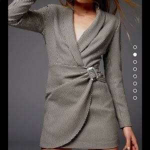 Zara Black and White Mini Dress